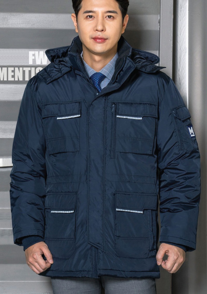 MT-2794 웰론파카(네이비)겨울점퍼 근무복 작업복 사무복 단체복