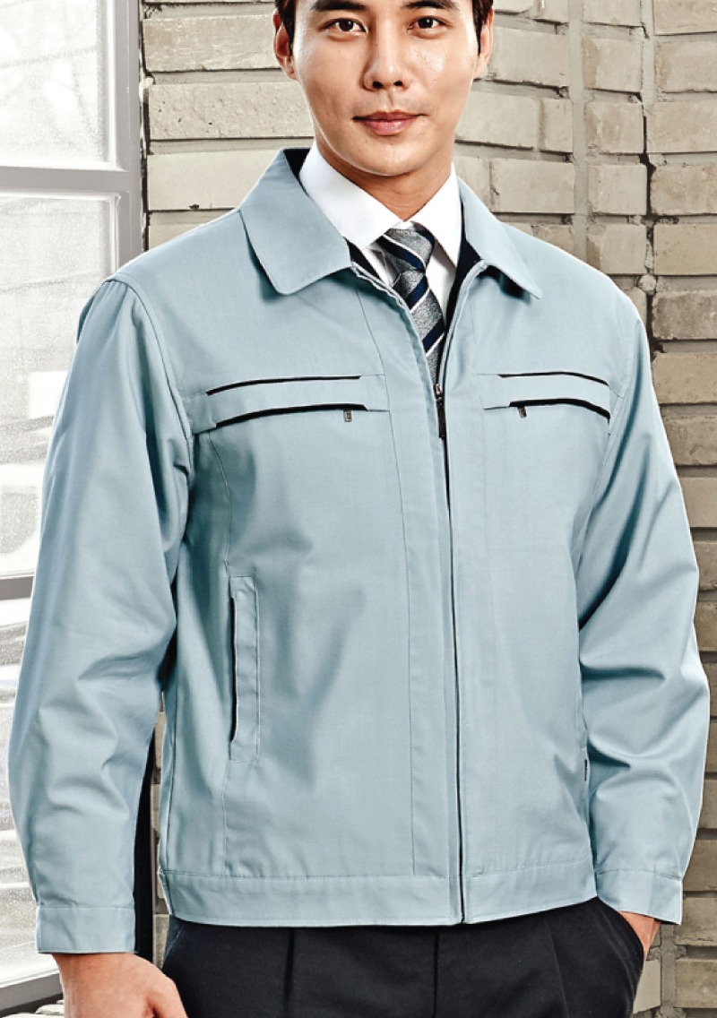 TB-101 라이트 블루 춘하점퍼작업복 사무복 근무복 단체복