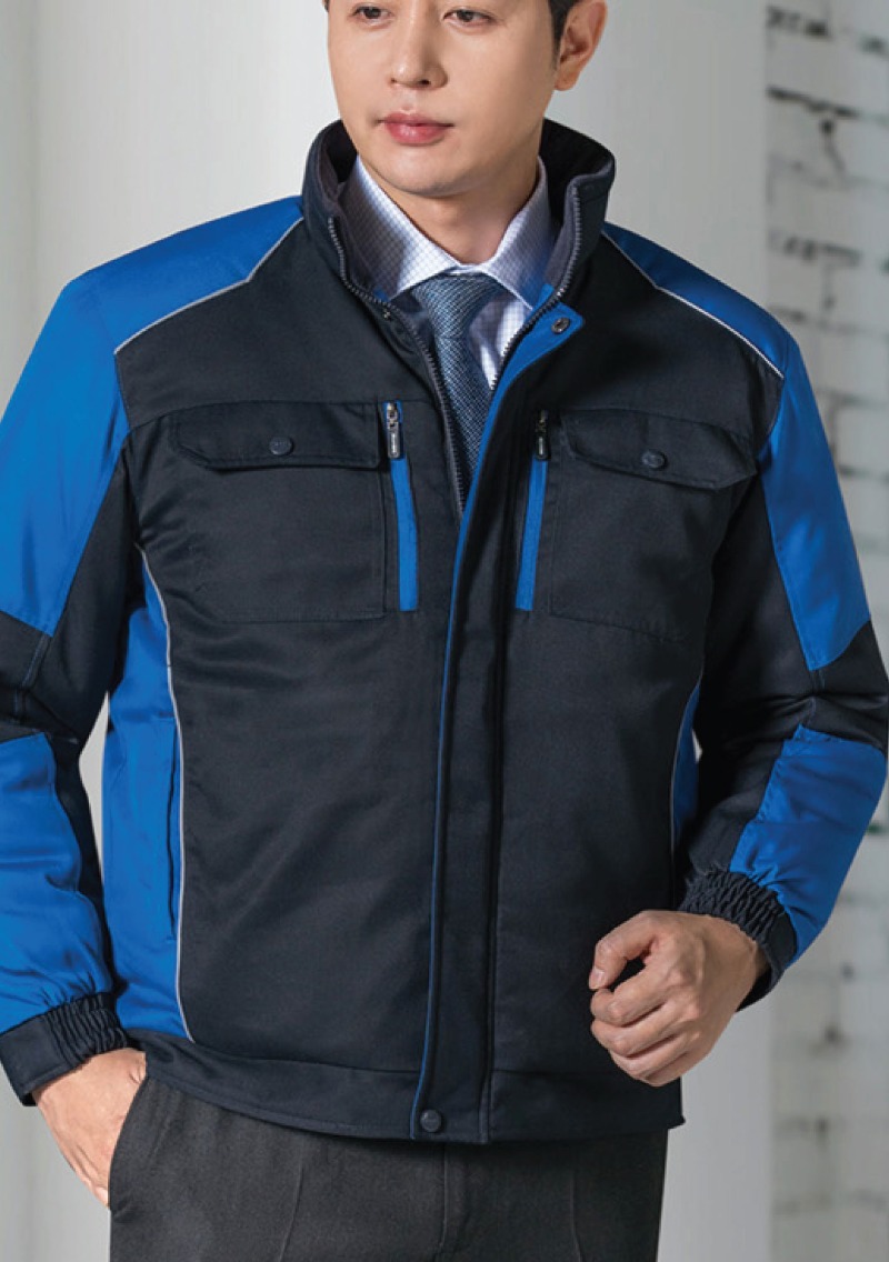 MT-2785  겨울 패딩점퍼(블루/네이비)겨울점퍼 근무복 작업복 사무복 단체복