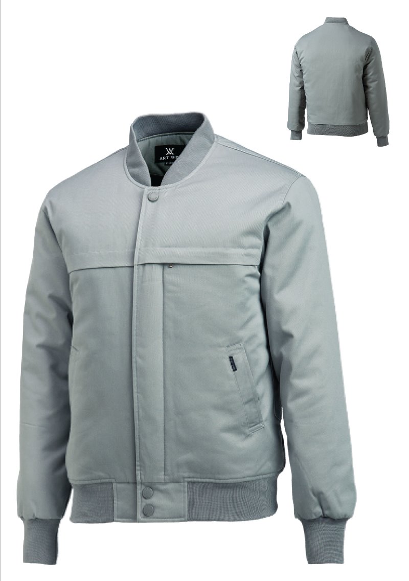 SH-4 회색 겨울점퍼(목시보리)근무복 단체복 사무복