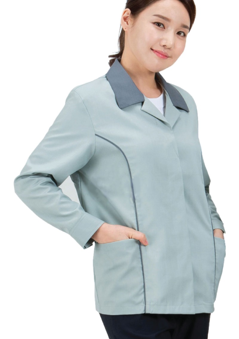 W-02 춘하점퍼 일반형근무복 사무복 작업복 단체복