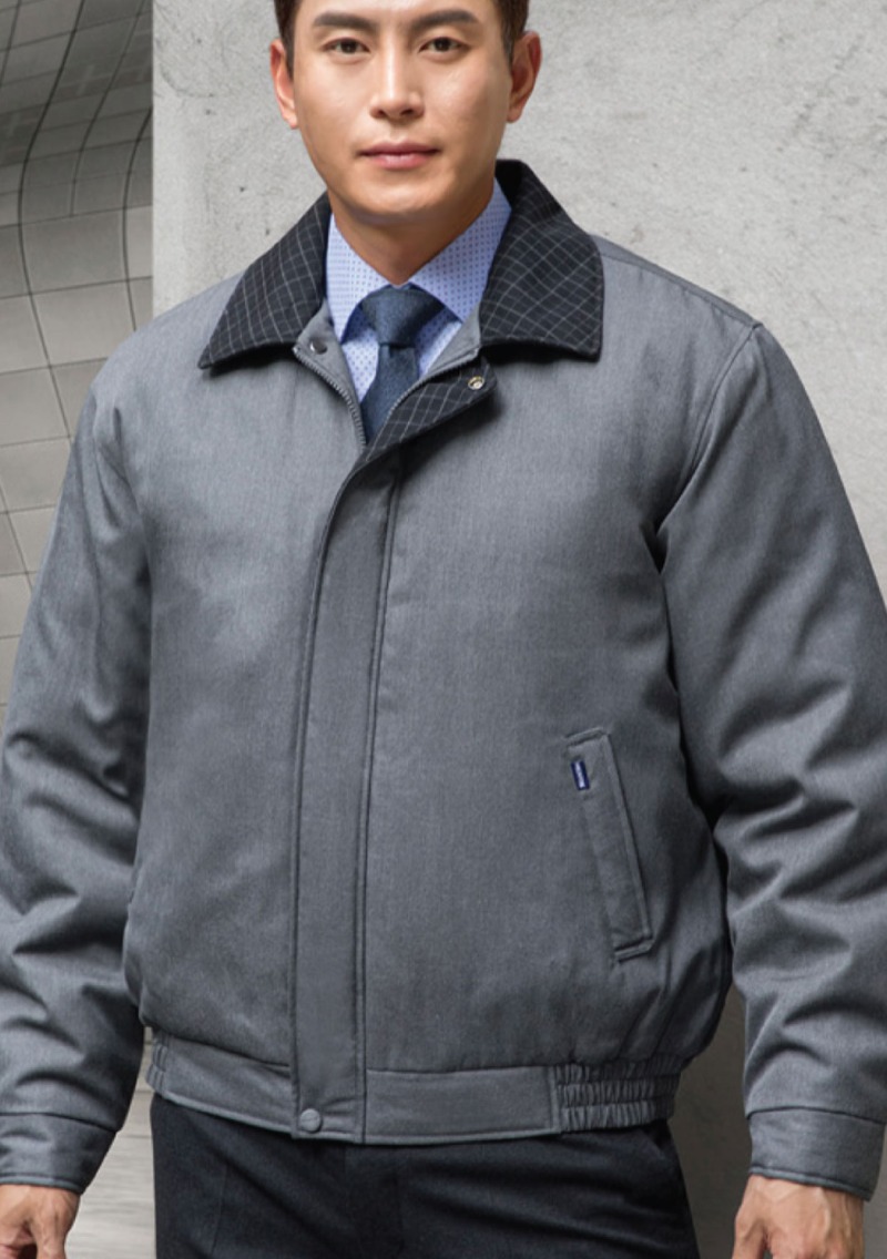 MT-2745 겨울 패딩점퍼(그레이)겨울점퍼 근무복 사무복 작업복 단체복