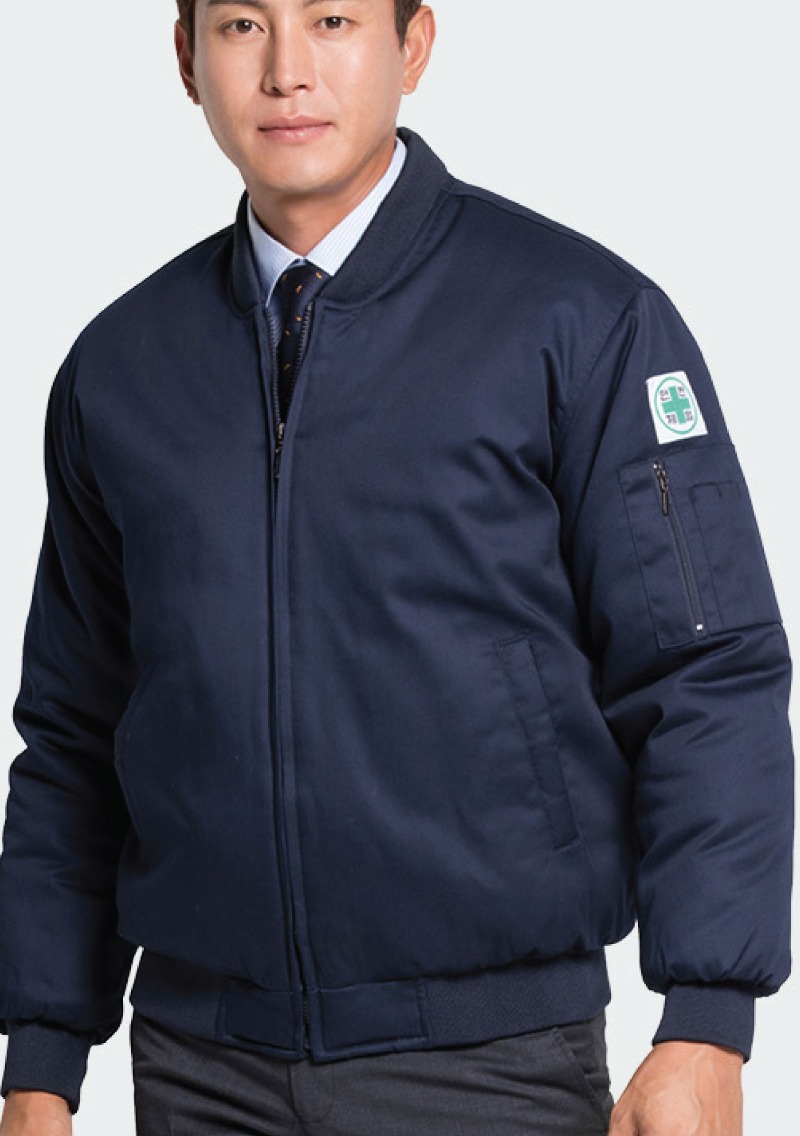 MT-2751 겨울 패딩점퍼(네이비)지퍼 기본형겨울점퍼 근무복 사무복 작업복 단체복