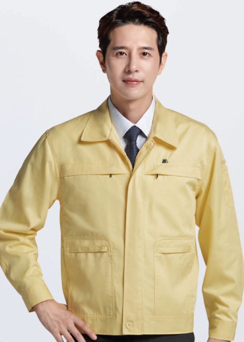 MT-506 춘하점퍼 민방위복 노랑색근무복 사무복 작업복 단체복