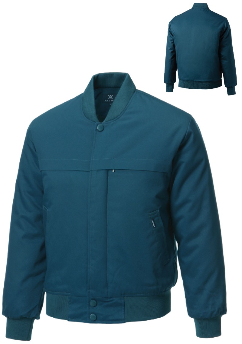 SH-2 청자색 겨울점퍼(목시보리)정전기 방지 안감사용근무복 단체복 사무복