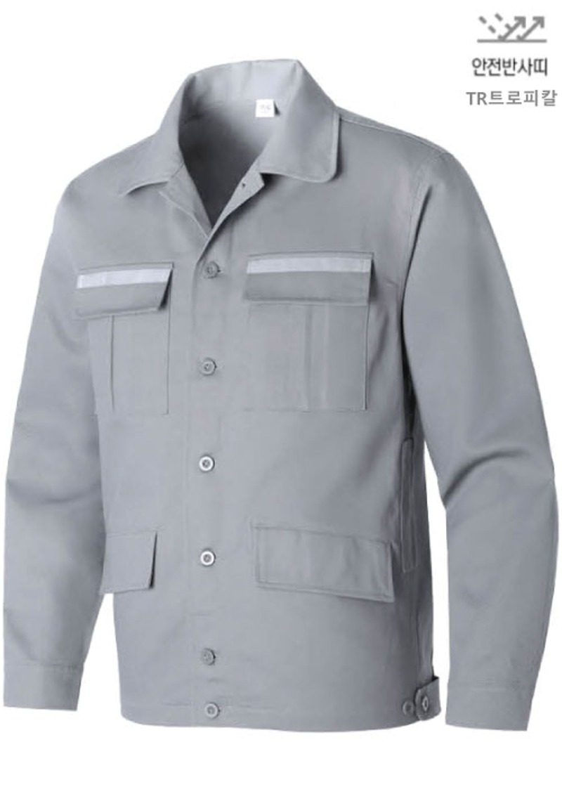 MT-708상의 그레이 중공업스타일 / TR트로피칼작업복 단체복 근무복